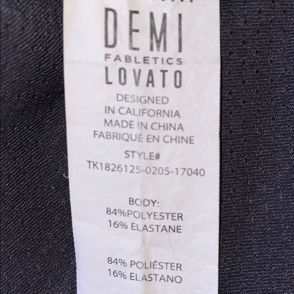 Demi Lovato Fabletics Muscle Tank Top Gray Medium - Picture 7 of 8